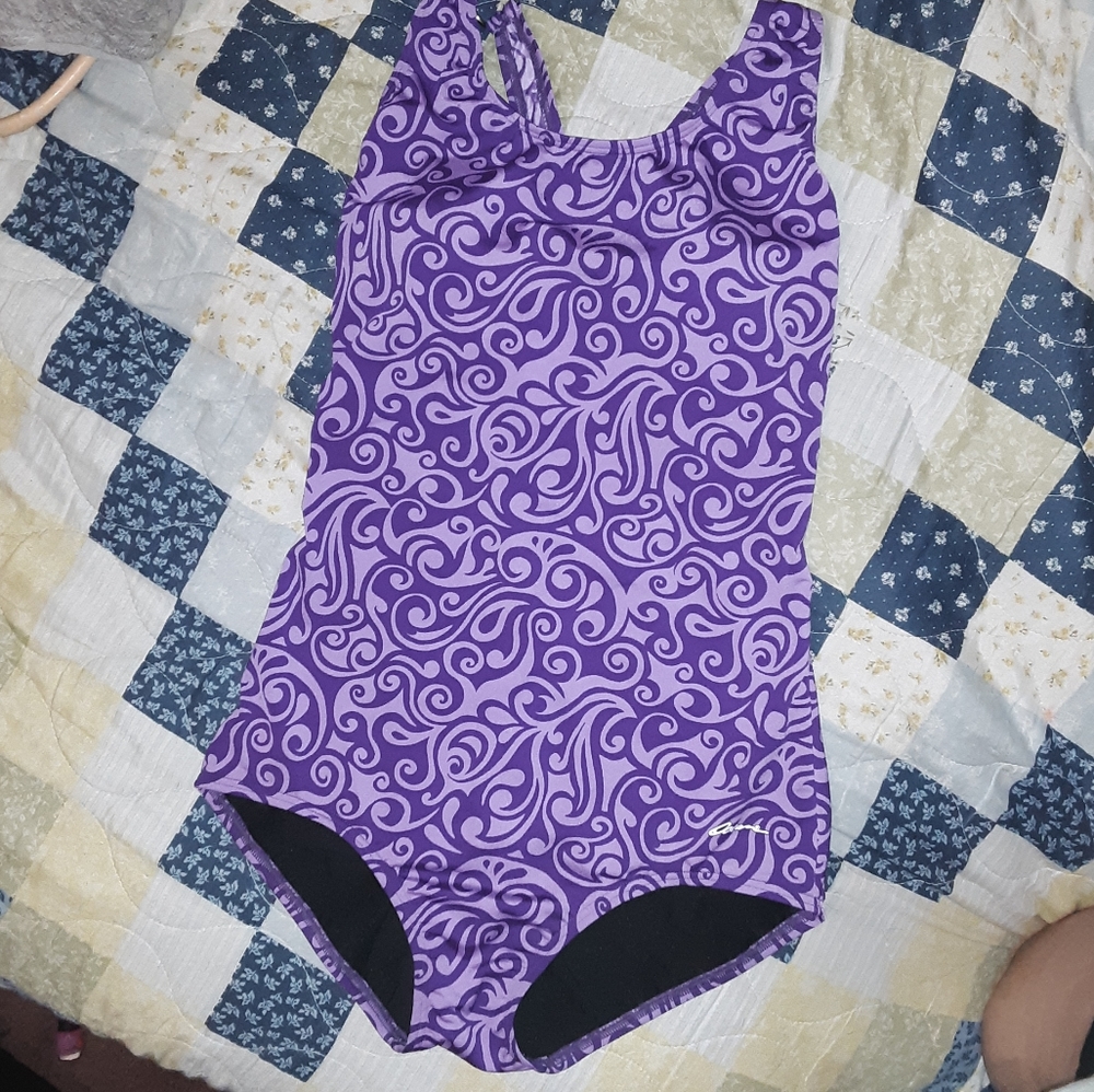 Ocean aqua shape one peice